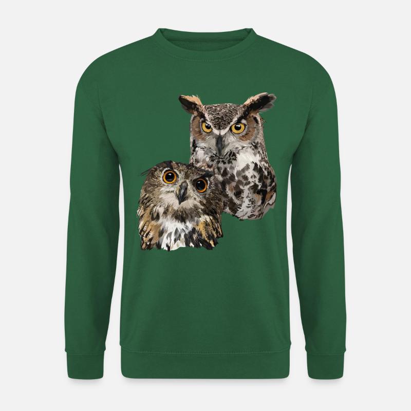 Owls - Unisex Sweatshirt - green