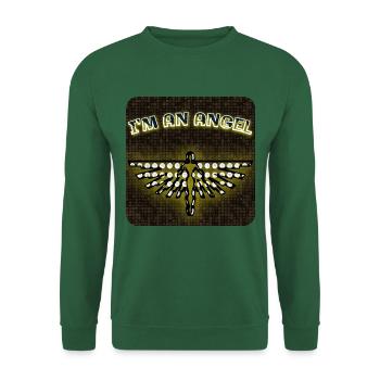 Ich bin ein Engel - Club WoW - 2023 - Unisex Pullover - Grün - Vorne