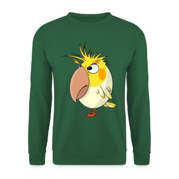 Calopsitta en colère - Sweat-shirt Unisexe - vert foncé - Devant