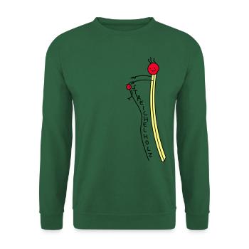 Massage mit liebe - Unisex Pullover - Grün - Vorne