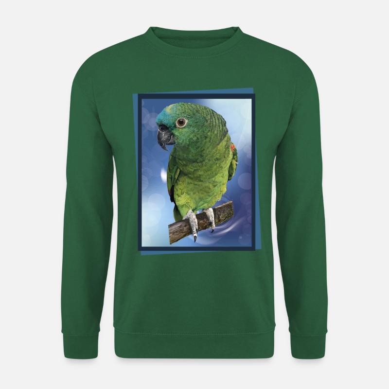 The blue-fronted amazon - Unisex Sweatshirt - green