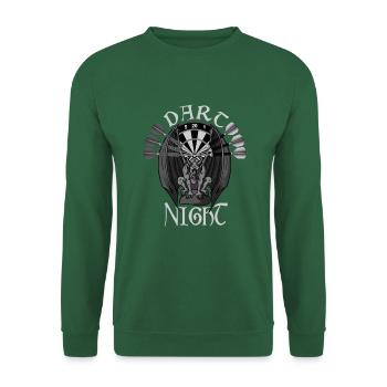 Dart Night, Dart Design, Gothic Design, mystical - Unisex Sweatshirt - green - Front