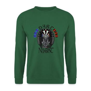 Dart Night, Dart Design, Gothic Design, mystical - Unisex Sweatshirt - green - Front