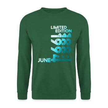 29e anniversaire juin 1994 Edition Limitée - Sweat-shirt Unisexe - vert foncé - Devant
