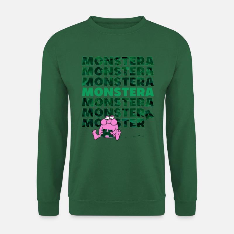 Monstera Monster - Unisex Sweatshirt - green