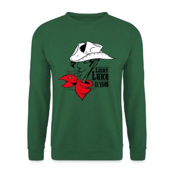 Lucky Luke Est. 1946 - Unisex Sweatshirt - green - Front