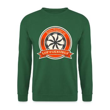 Oldtimer Luftgekühlter Boxermotor Spruch Freiheit - Unisex Pullover - Grün - Vorne