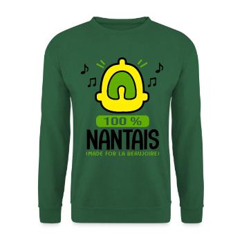 supporter Nantes football nantais Enfant bébé - Sweat-shirt Unisexe - vert foncé - Devant