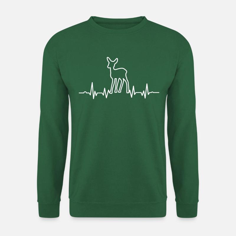 Tierschutz Rehe Retten Kitze Kitzrettung Rehkitz - Unisex Pullover - Grün