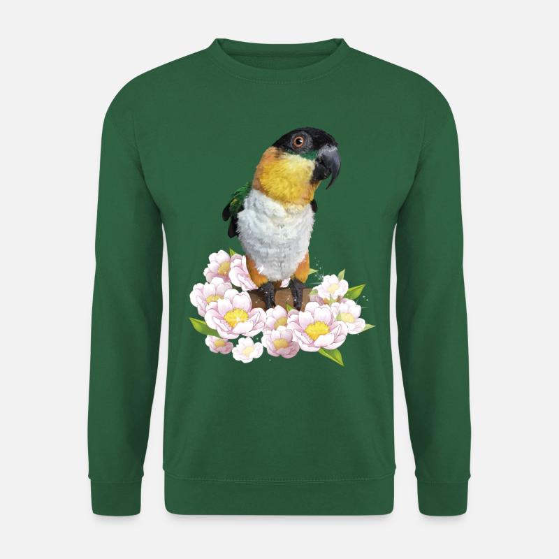 Der Schwarzkopf-Caique - Unisex Pullover - Grün
