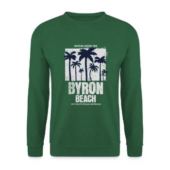 Byron Beach NSW Australia - Unisex Sweatshirt - green - Front