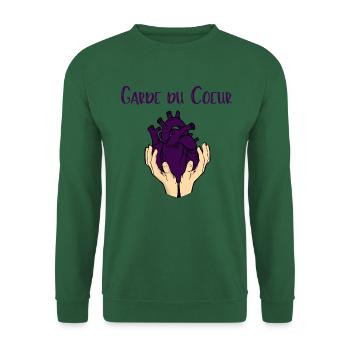 Garde du Coeur - Sweat-shirt Unisexe - vert foncé - Devant