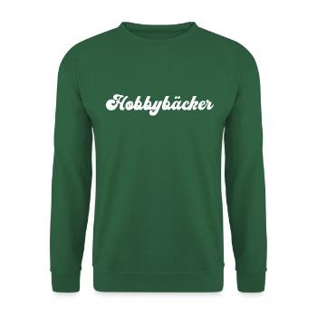 Hobbybäcker Bäcker Bäckerei Backliebhaber Konditor - Unisex Pullover - Grün - Vorne
