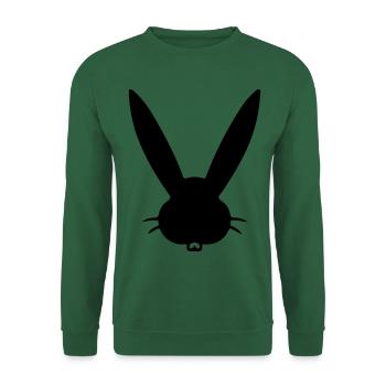 Rabbit Rabbit Rabbit's Head - Unisex Sweatshirt - green - Front