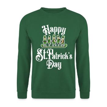 Happy St.Patrick´s Day - Unisex Pullover - Grün - Vorne