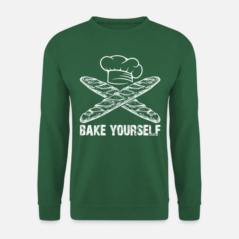 Selber backen lohnt sich - Unisex Pullover - Grün