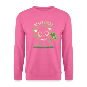 Nie Glück - Unisex Pullover - Pink - Vorne