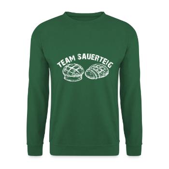 Team Sauerteig - selber backen ist die Devise - Unisex Pullover - Grün - Vorne