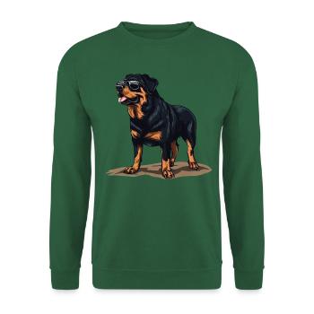 Rottweiler L’Explorateur - Sweat-shirt Unisexe - vert foncé - Devant