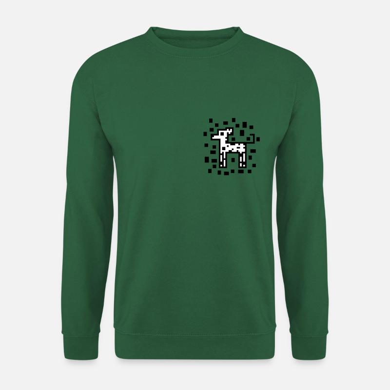 dalmatian pattern - Unisex Sweatshirt - green