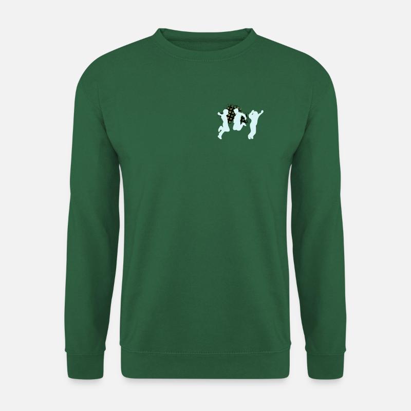 menschenspringen - Unisex Pullover - Grün