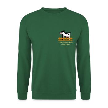 LoveCows - Unisex Sweatshirt - green - Front