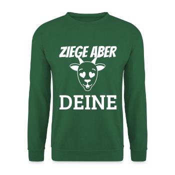 Ziege Paar Valentinstag - Unisex Pullover - Grün - Vorne