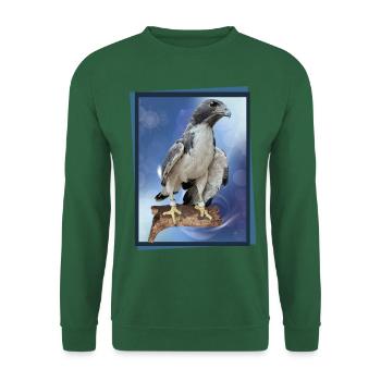 Faucon - Sweat-shirt Unisexe - vert foncé - Devant