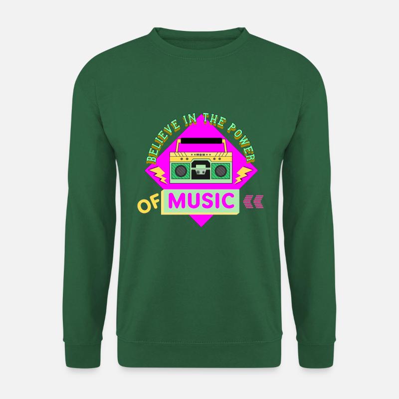 Glaube an die Kraft der Musik - Unisex Pullover - Grün