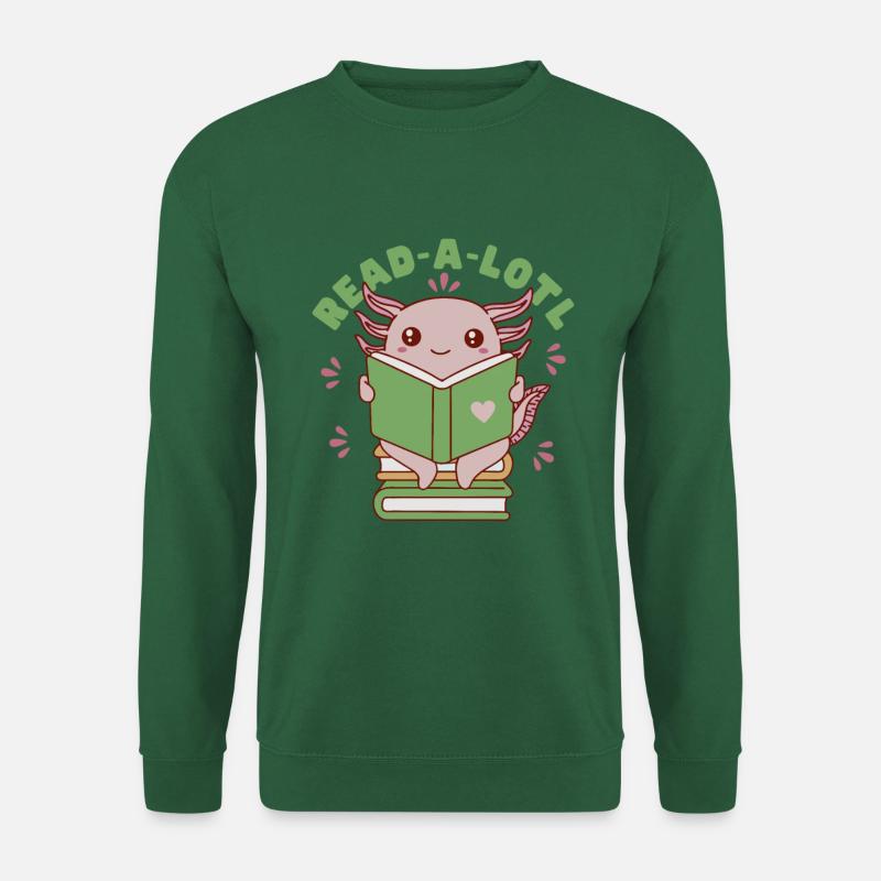 Read-a-lotl - Unisex Pullover - Grün