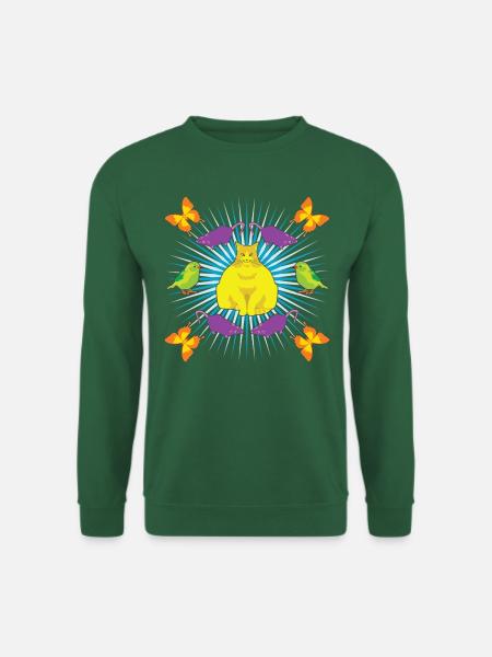 Kattguden! - Unisex Sweatshirt - green