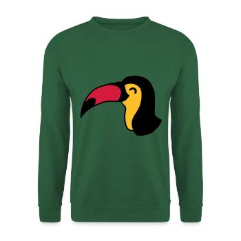 Toucan Toucan Tucan Oiseau - Sweat-shirt Unisexe - vert foncé - Devant