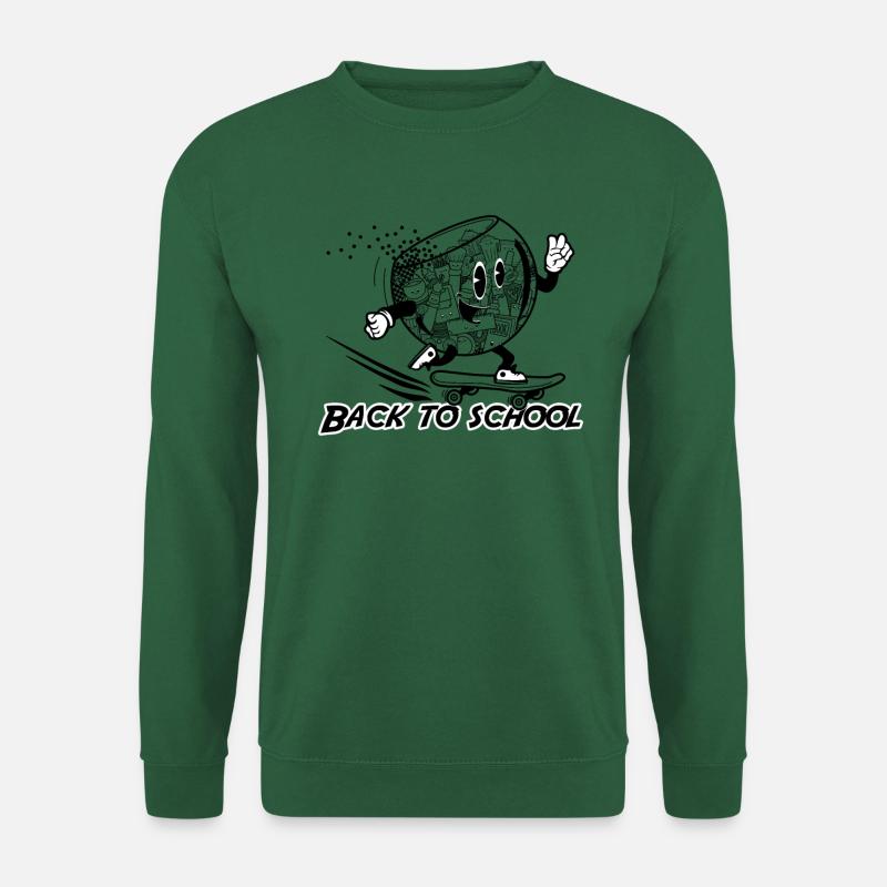 Schulanfang Kawaii schwarz - Unisex Pullover - Grün