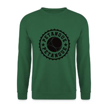Boule Pétanque Boule boules - Sweat-shirt Unisexe - vert foncé - Devant