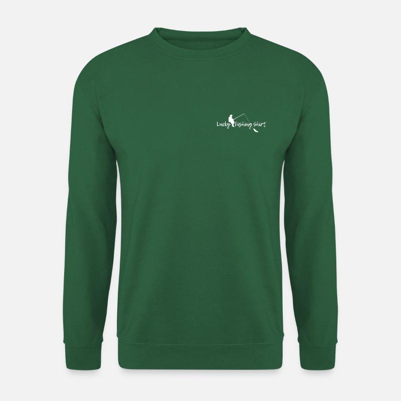lucky fishing shirt - Unisex Pullover - Grün