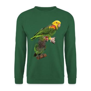 Perroquets - Sweat-shirt Unisexe - vert foncé - Devant