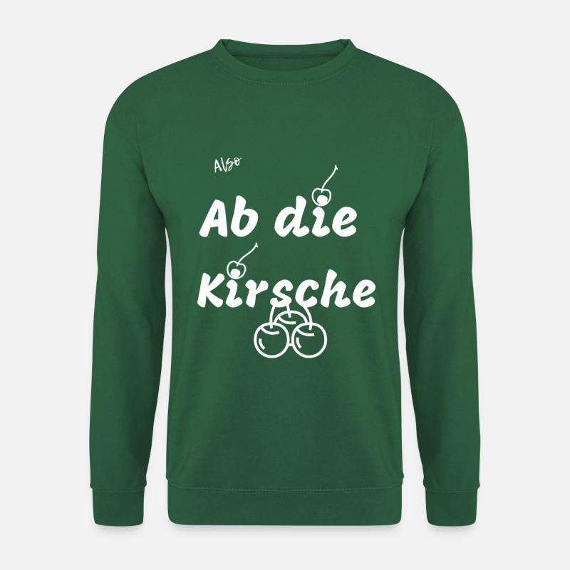 Kirsche - Unisex Pullover - Grün