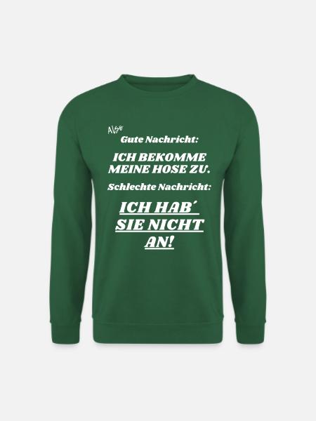Gute Nachricht - Unisex Pullover - Grün
