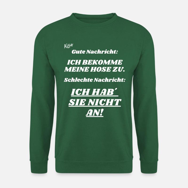 Gute Nachricht - Unisex Pullover - Grün