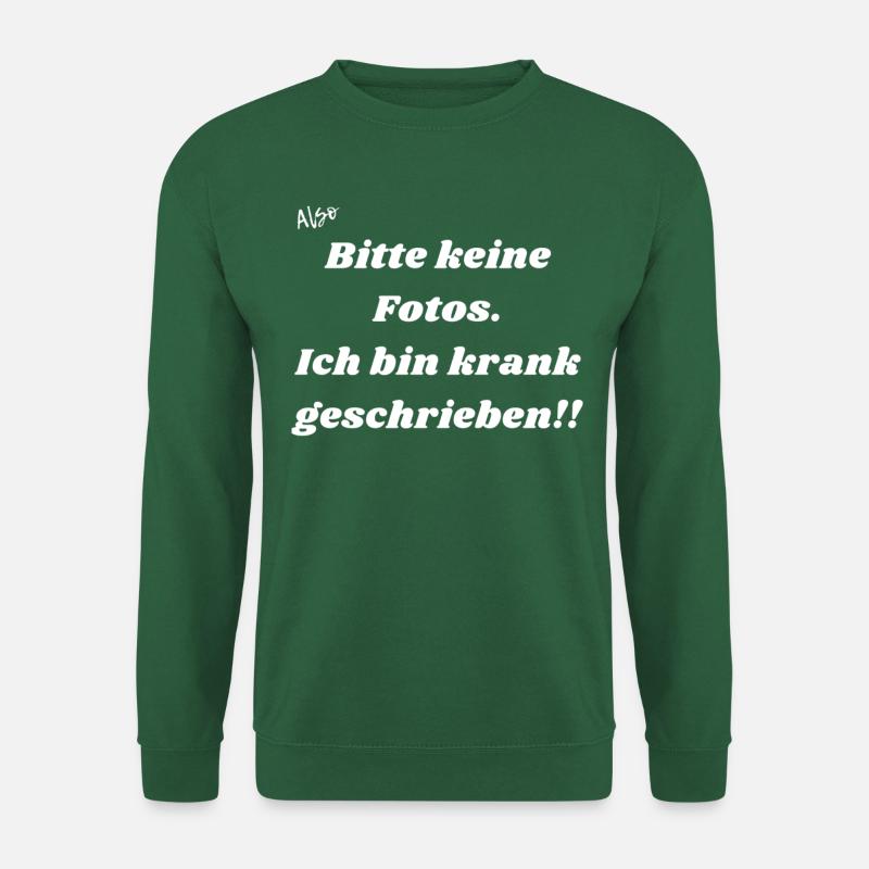 Keine Fotos - Unisex Pullover - Grün