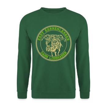 Erst kennenlernen, dann Liebhaben! Uschi Edition - Unisex Pullover - Grün - Vorne