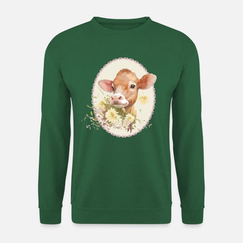 Liebliches Kalb - Unisex Pullover - Grün