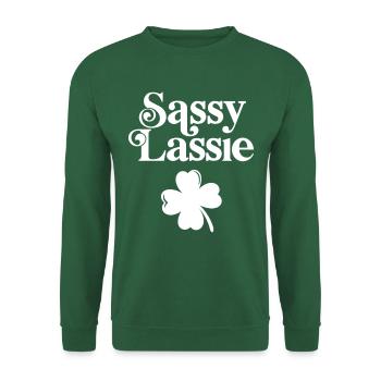 Sassy Lassie - Unisex Sweatshirt - green - Front