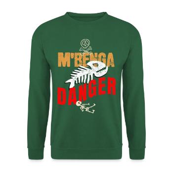 M'Benga-Gefahr - Unisex Pullover - Grün - Vorne