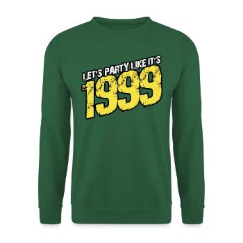 1999 Logo transparent - Unisex Pullover - Grün - Vorne