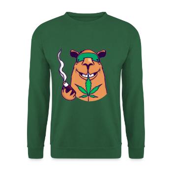 Capybara - Sweat-shirt Unisexe - vert foncé - Devant