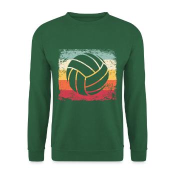 Volleyball Player Retro Beach Volleyball - Unisex Sweatshirt - green - Front