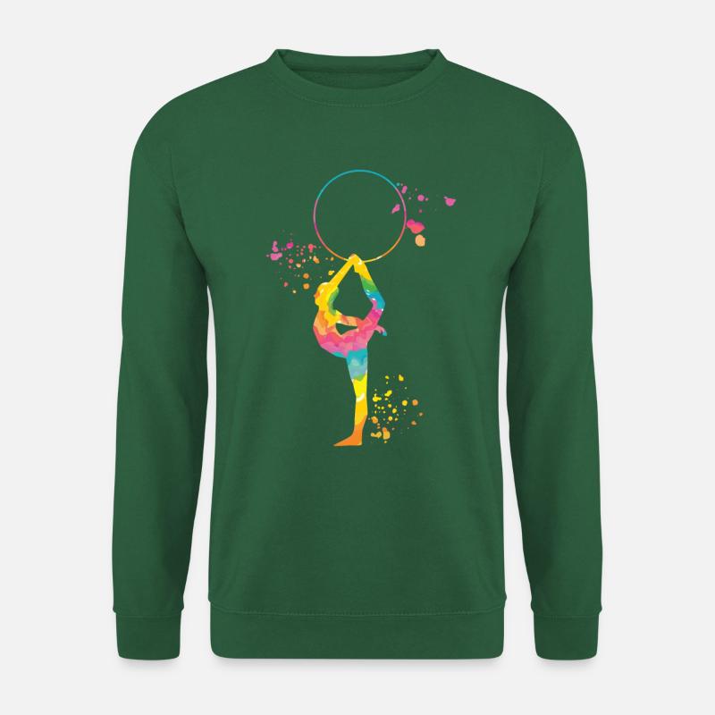 Gymnastics Hoops Rhythmic Gymnastics - Unisex Sweatshirt - green