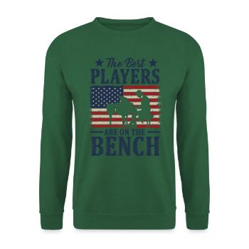 Les meilleurs joueurs Pianiste Pianiste - Sweat-shirt Unisexe - vert foncé - Devant