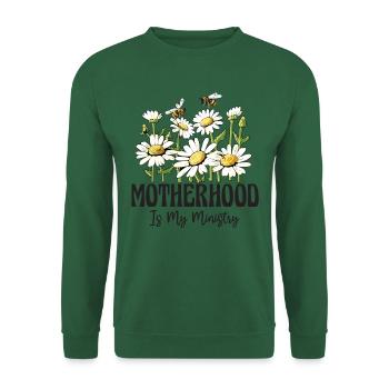 La maternité est mon ministère - Sweat-shirt Unisexe - vert foncé - Devant
